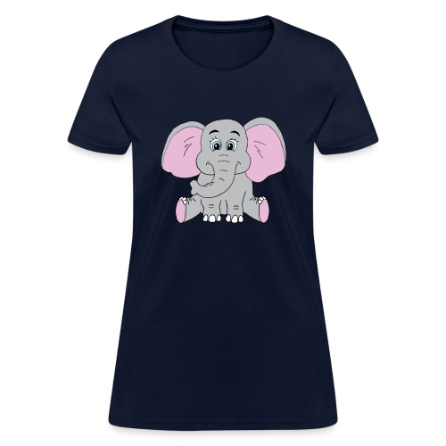 Cute Baby Elephant - Women's T-Shirt