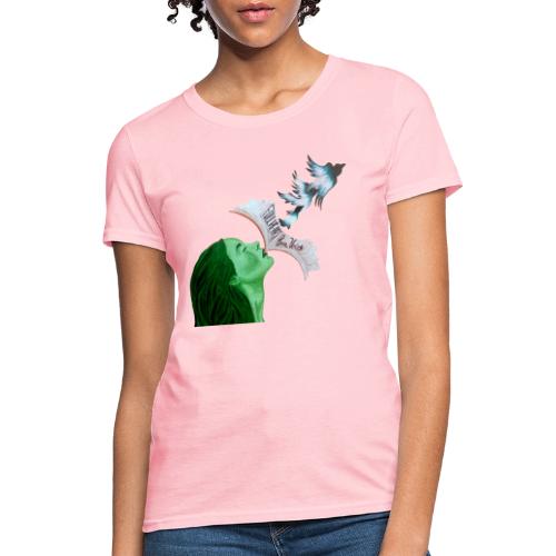 Full Heart Free Voice Cover Art Cut Out - Women's T-Shirt