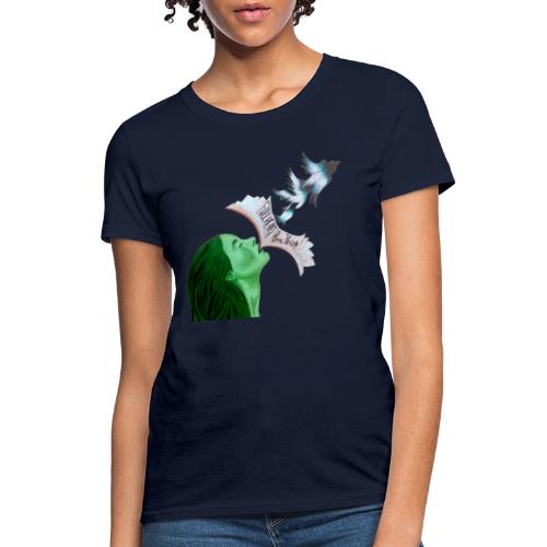 Full Heart Free Voice Cover Art Cut Out - Women's T-Shirt