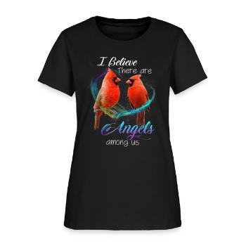 Cardinal Bird - Women's T-Shirt - black - Front