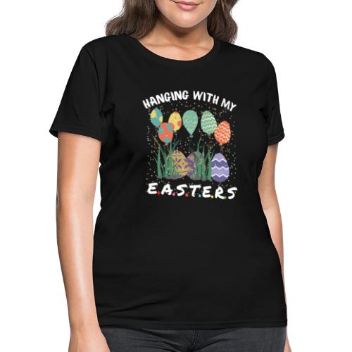 Hanging With My Easters Gnomies Funny Pajama - Women's T-Shirt