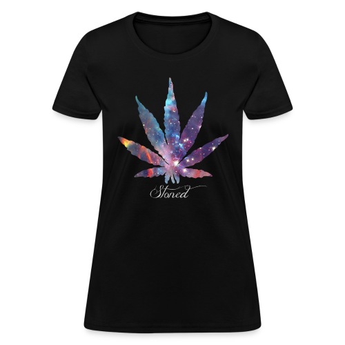 galaxyleafnew1 png - Women's T-Shirt