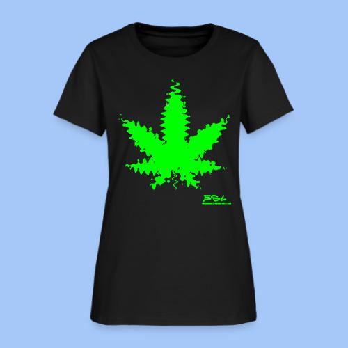 leaf inkblot - Women's T-Shirt