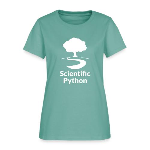 scientific python white logo - Women's T-Shirt