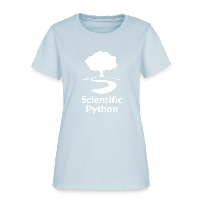 scientific python white logo