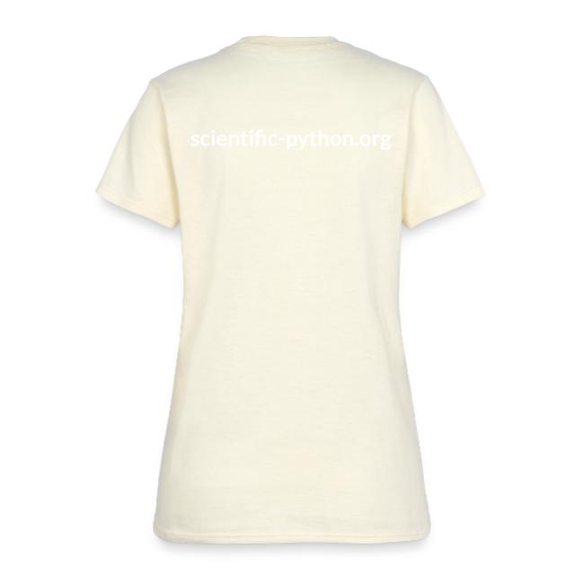 scientific python white logo