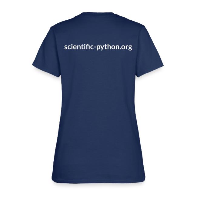 scientific python white logo