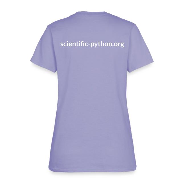 scientific python white logo