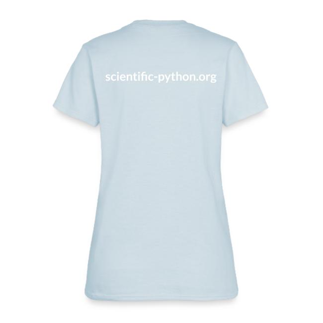 scientific python white logo