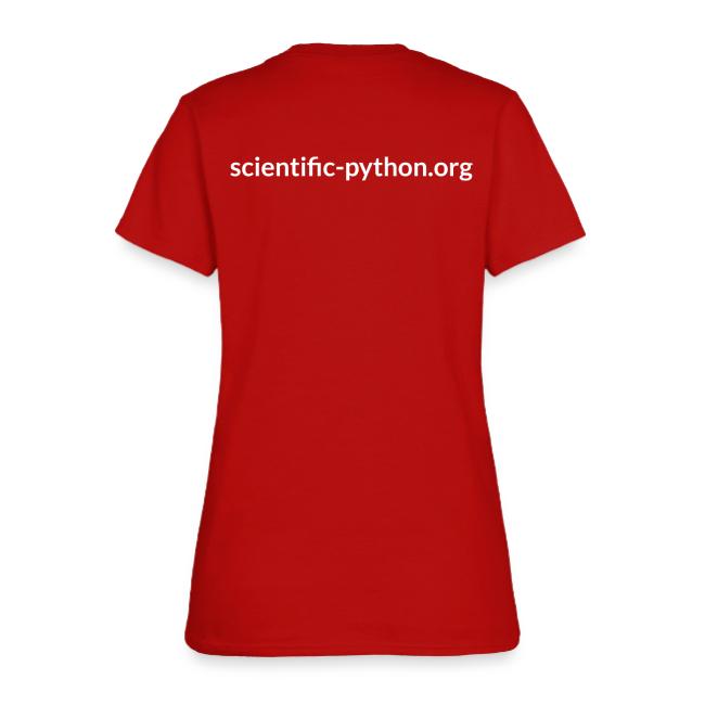 scientific python white logo