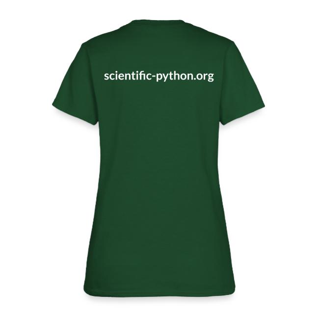 scientific python white logo
