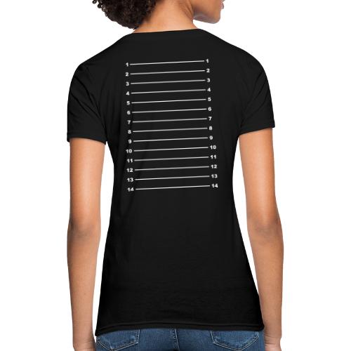 Length Check T-Shirt Plain - Women's T-Shirt