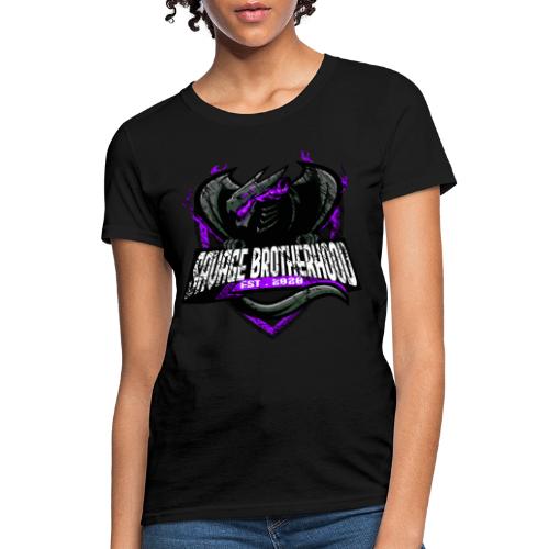 SAVAGE BROTHERHOOD Stamped Logo Purple - Women's T-Shirt