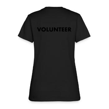 VOLUNTEER - Women's T-Shirt - black - Back