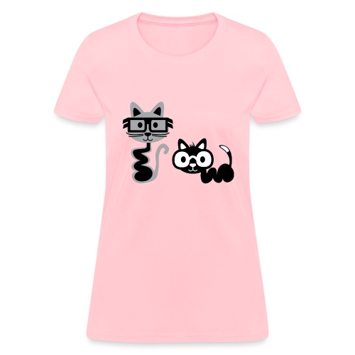 Big Eyed, Cute Alien Cats - Women's T-Shirt
