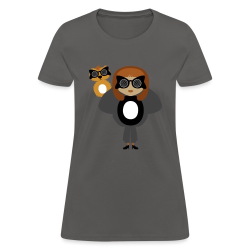 Alphabet letter O - Fashion Girl and Creature - Women's T-Shirt