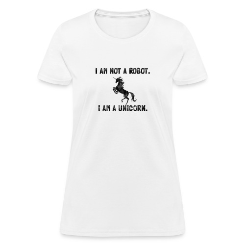 unicorn tall black - Women's T-Shirt