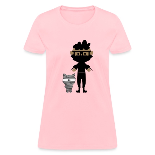 Silly Ninja Boy and His Mummy - Women's T-Shirt