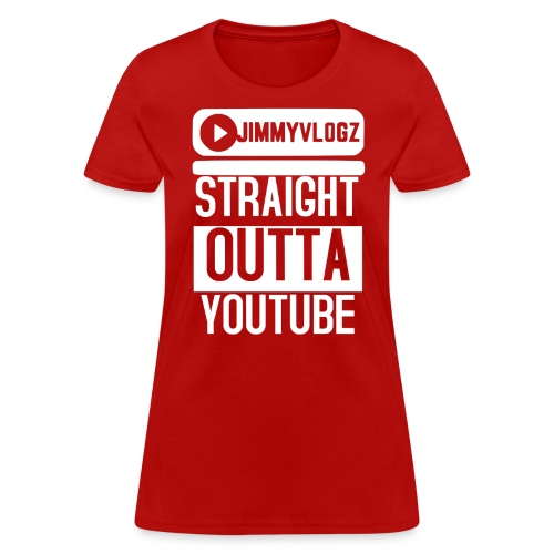 Straight Outta YouTube Merch! - Women's T-Shirt