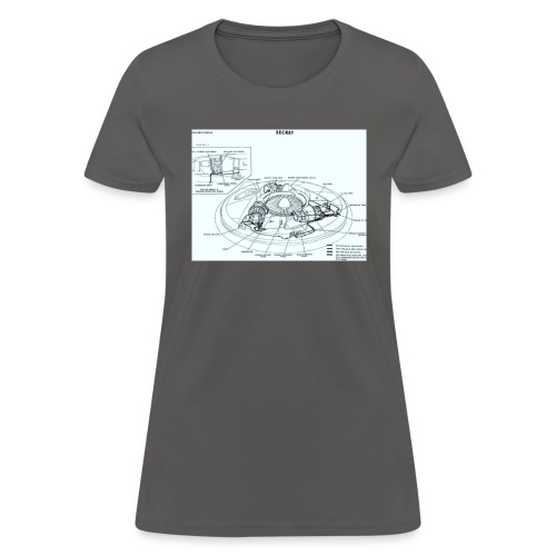 UFO blueprints - Women's T-Shirt