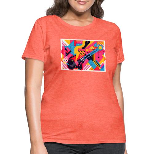 Memphis Design Rockabilly Abstract - Women's T-Shirt