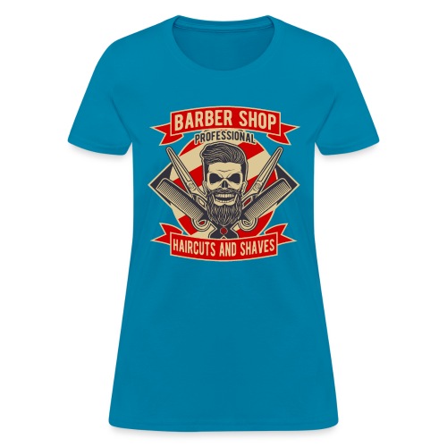 Skull Barber - Women's T-Shirt
