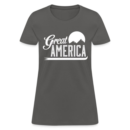 Great America Logo White - Women's T-Shirt
