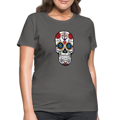 Floral Skull - Women's T-Shirt