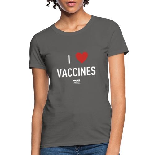 I heart vaccines Immunize Colorado Logo 1 - Women's T-Shirt