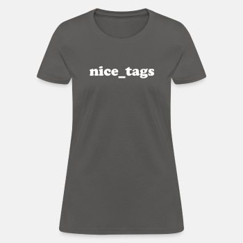 nice_tags - T-shirt for women