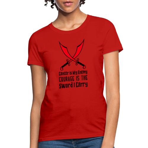 Cancer is My Enemy - Women's T-Shirt