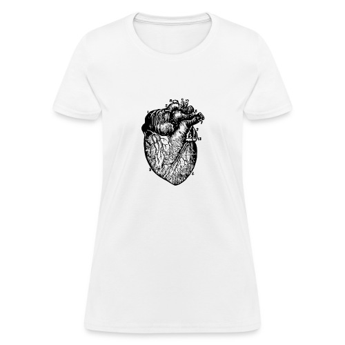 Big Heart - Vintage Medical Illustration - Women's T-Shirt