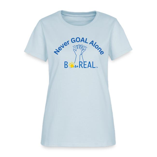 Never GOAL Alone - Grey/Lt Blue