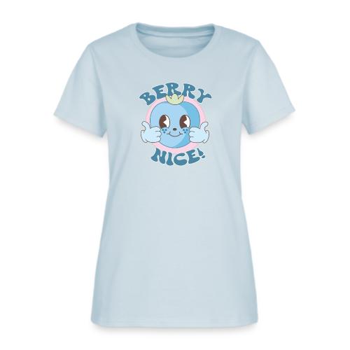 Berry Nice! Cute Blueberry Thumbs Up - Women's T-Shirt