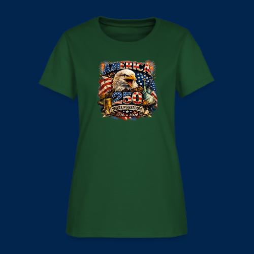 America 250 Years of Freedom – Patriotic - Women's T-Shirt