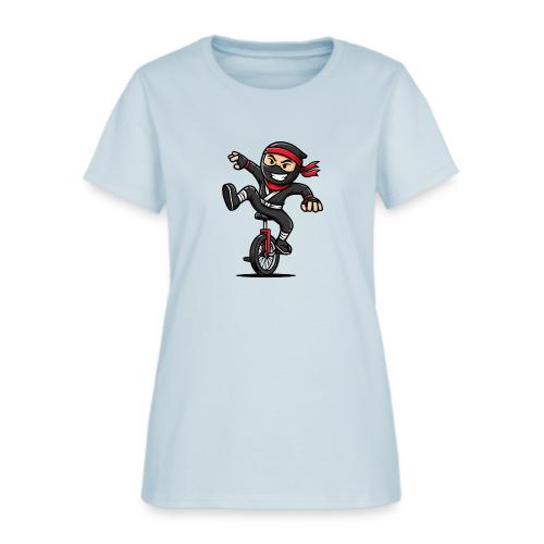 Ninja Unicyclist - Women's T-Shirt