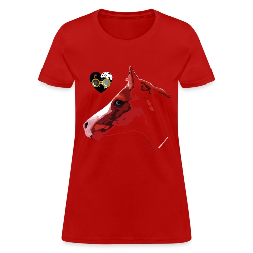 Spotted.Horse Appaloosa Colt Red - Women's T-Shirt