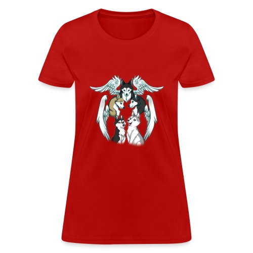 Siberian Husky Angels - Women's T-Shirt