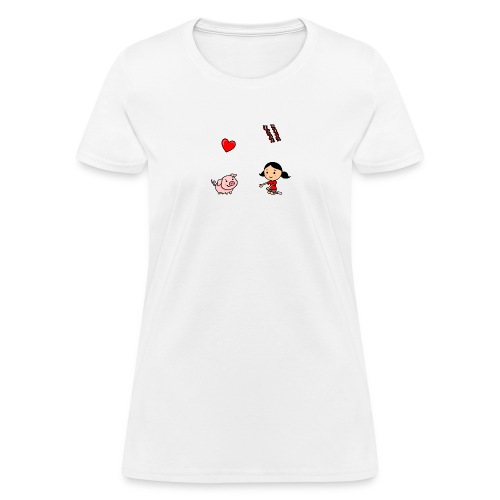 For the Love of Bacon - Women's T-Shirt
