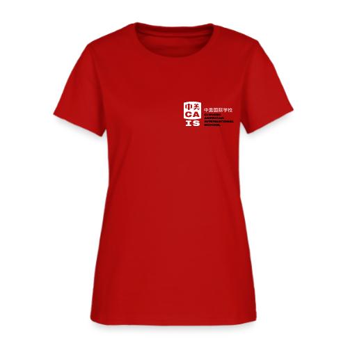 CAIS Logo on Red - Women's T-Shirt