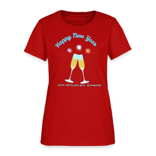 Happy New Year 2026 Prosperity Design - Women's T-Shirt