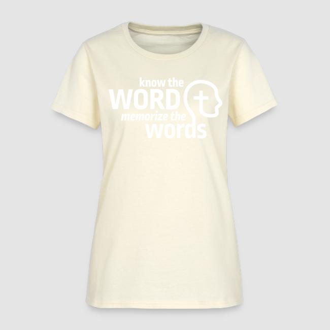 Know the Word, Memorize the Words