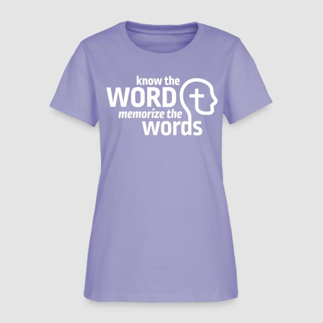 Know the Word, Memorize the Words