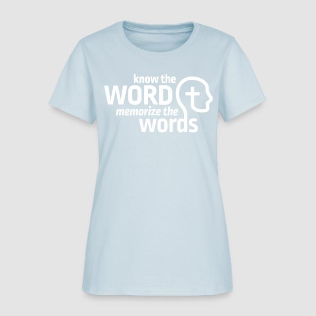 Know the Word, Memorize the Words