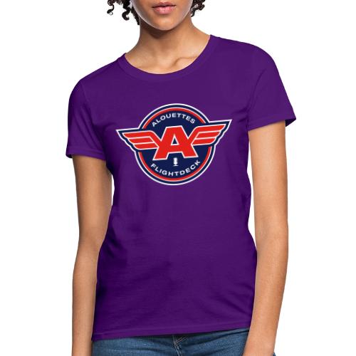 Alouettes Flightdeck Podcast primary logo - Women's T-Shirt