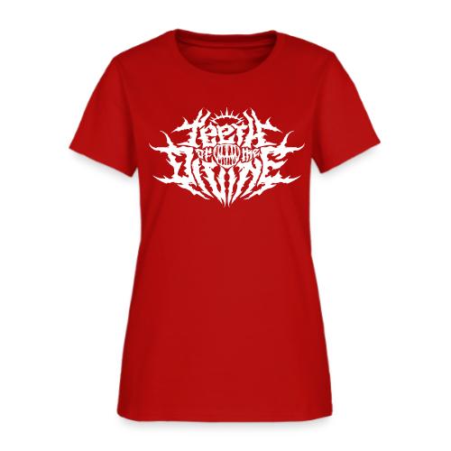 Teeth Of The Divine Logo WHITE - Women's T-Shirt