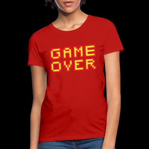 Retro Game Over Screen - Women's T-Shirt