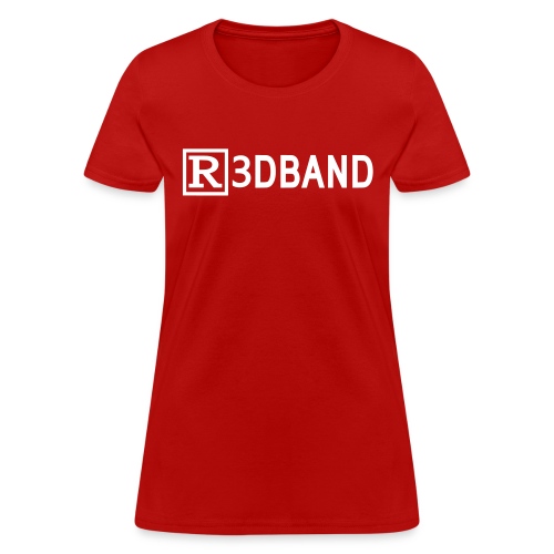 r3dbandtextrd - Women's T-Shirt