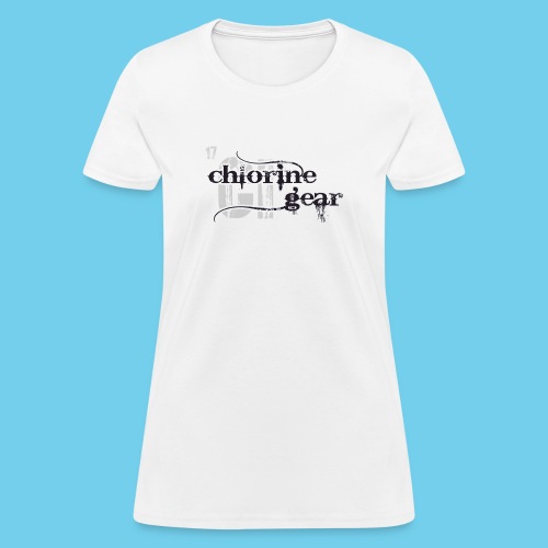 Chlorine Gear Textual stacked Periodic backdrop - Women's T-Shirt