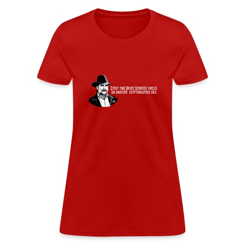 Bruce Schneier Fact #24 - Women's T-Shirt